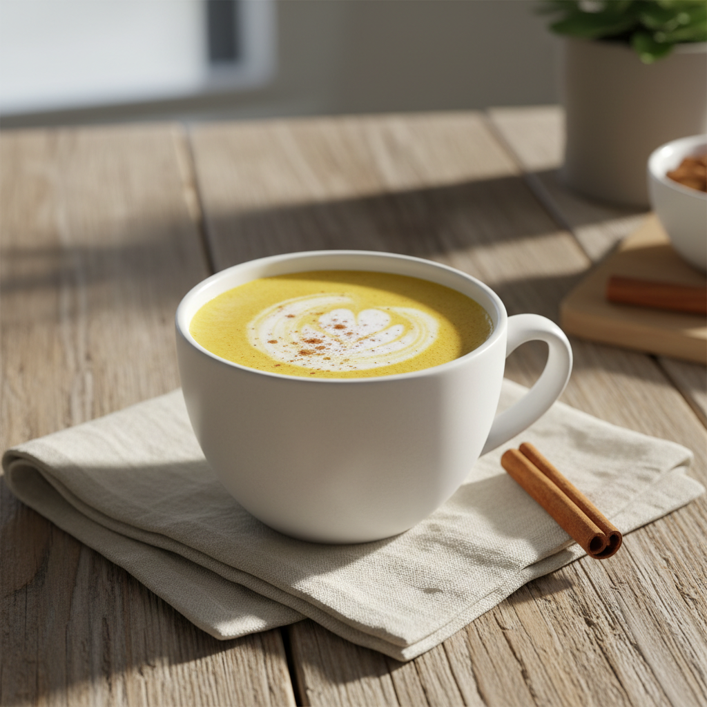 Golden Turmeric Coconut Latte