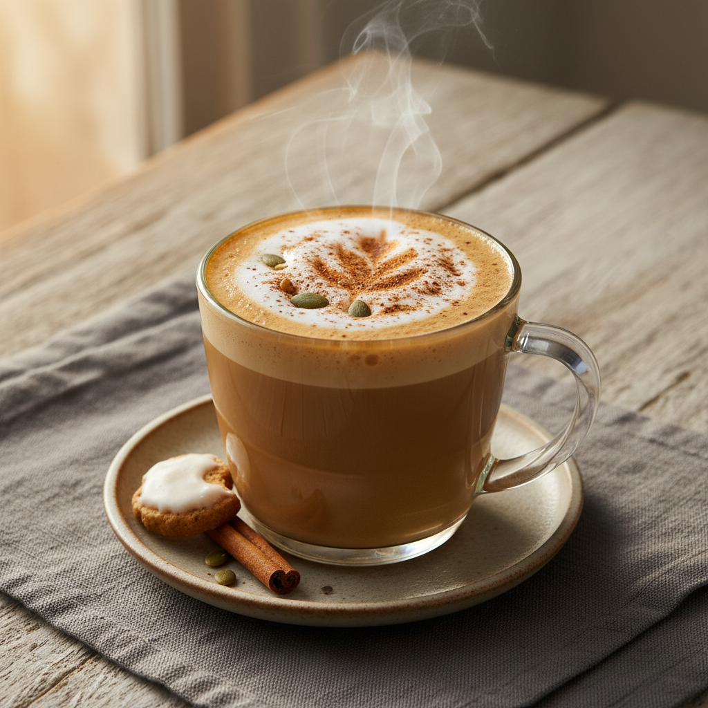 Pumpkin Spice Coconut Milk Latte