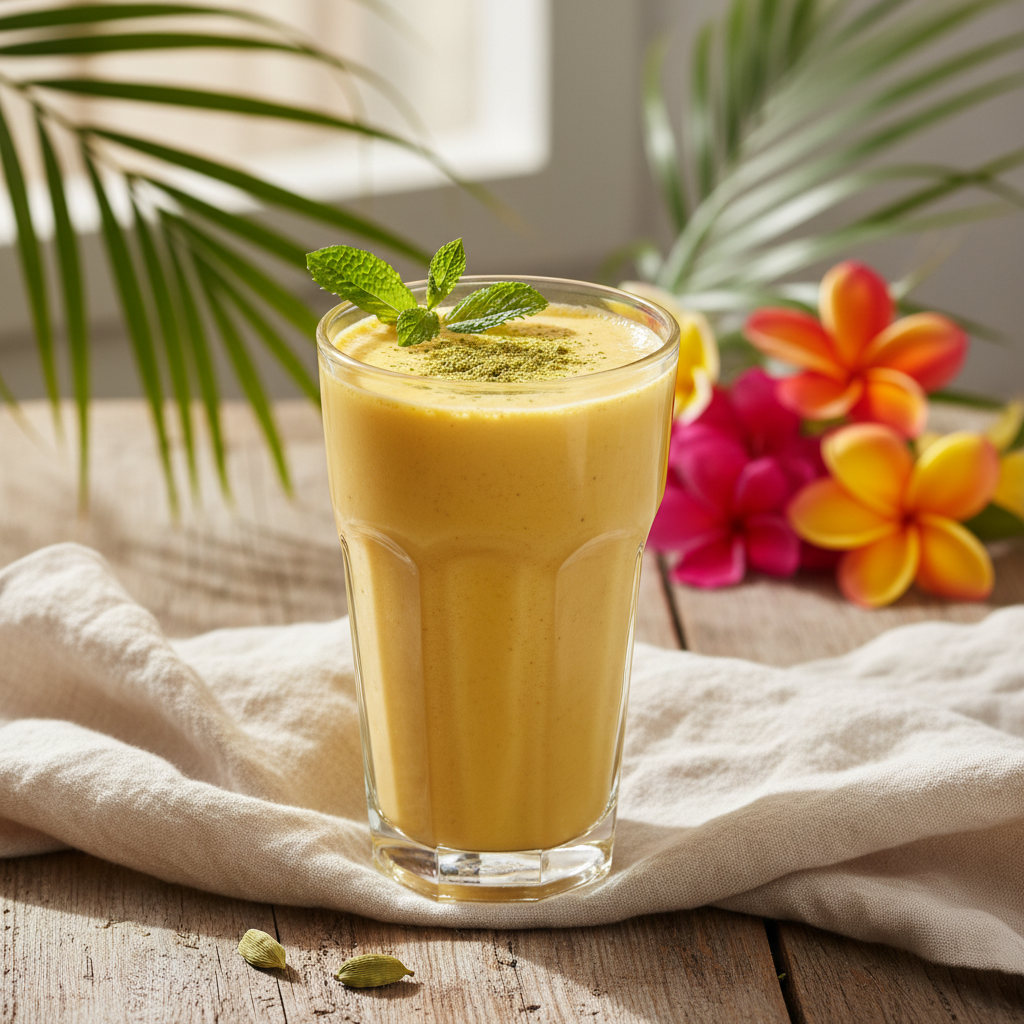 Mango Coconut Lassi (Dairy-Free)