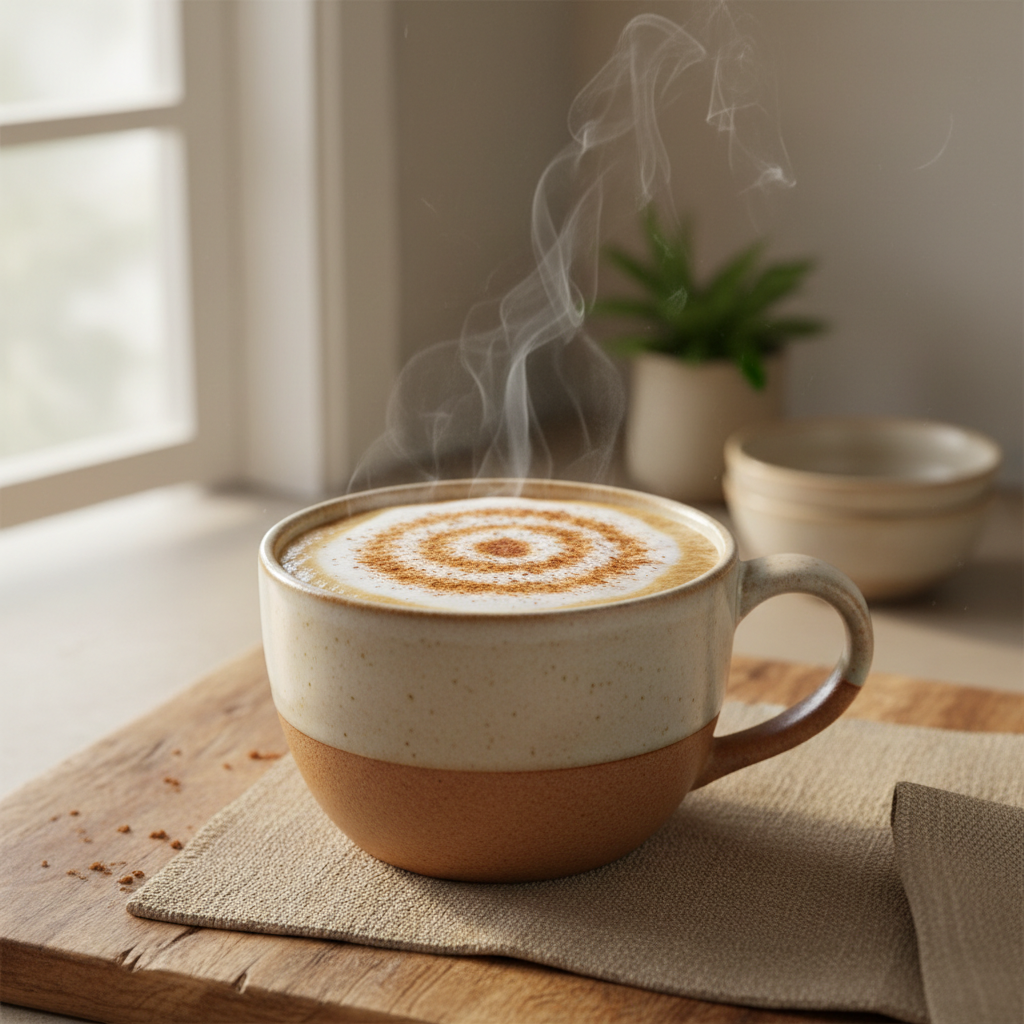 Cinnamon Vanilla Almond Milk Coffee