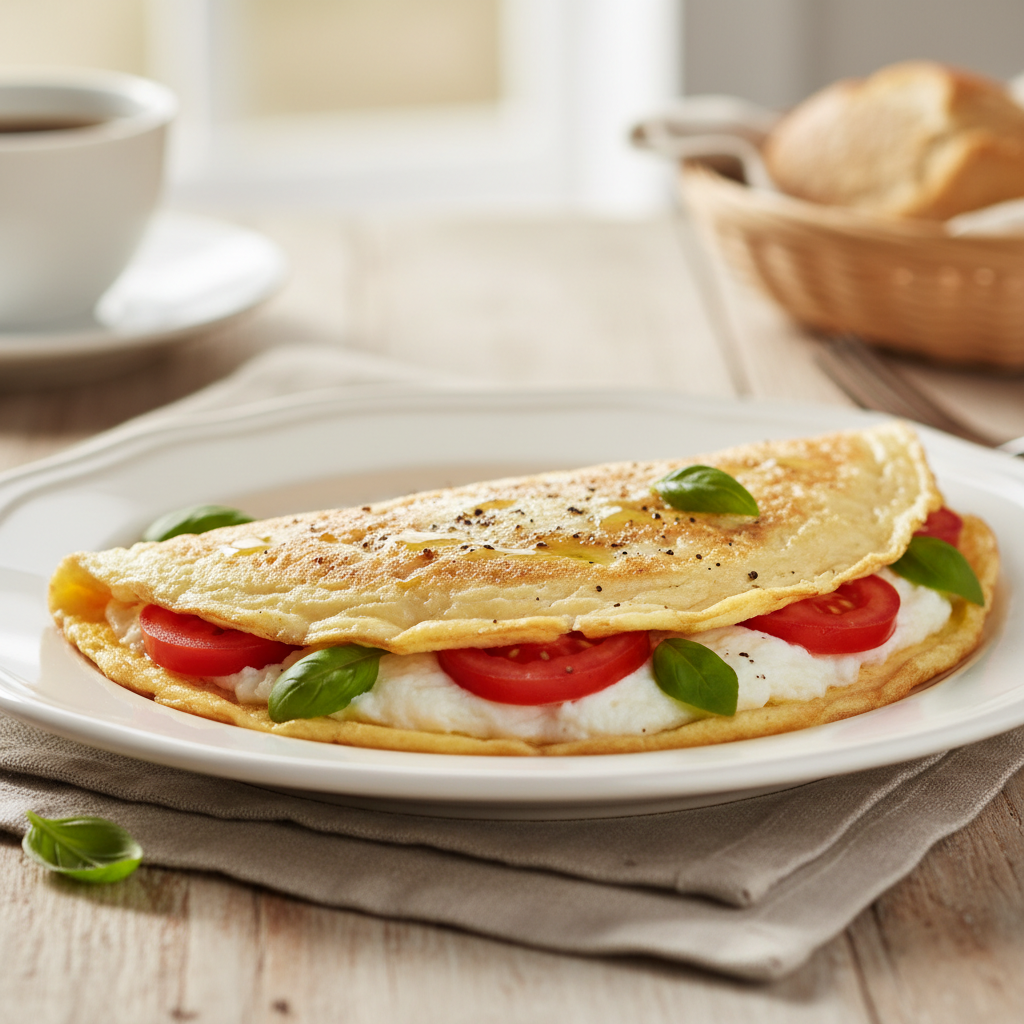 Caprese Egg White Omelet
