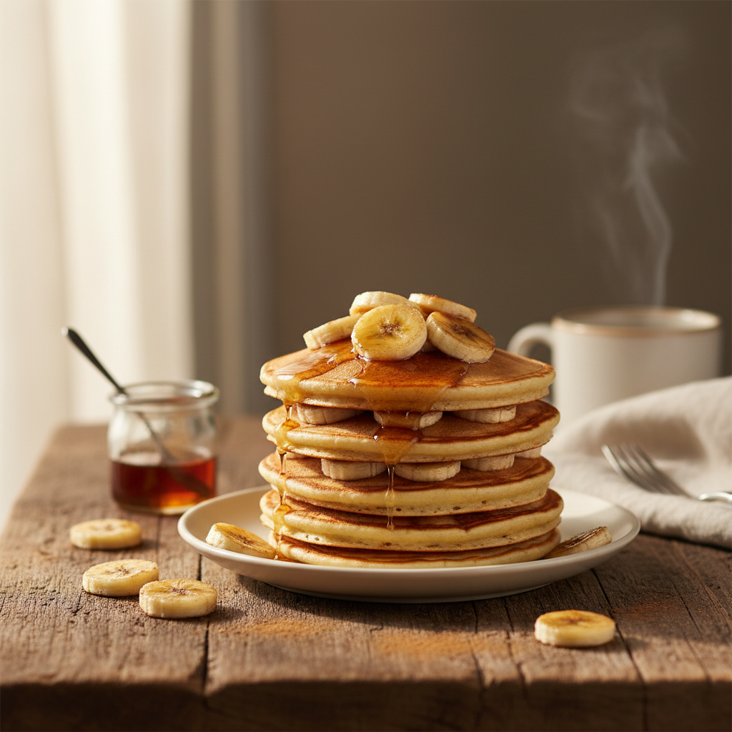Fluffy Gluten-Free Banana Pancakes
