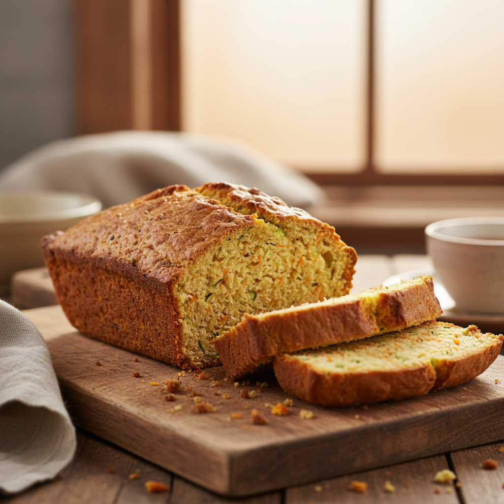 Zucchini Carrot Breakfast Bread