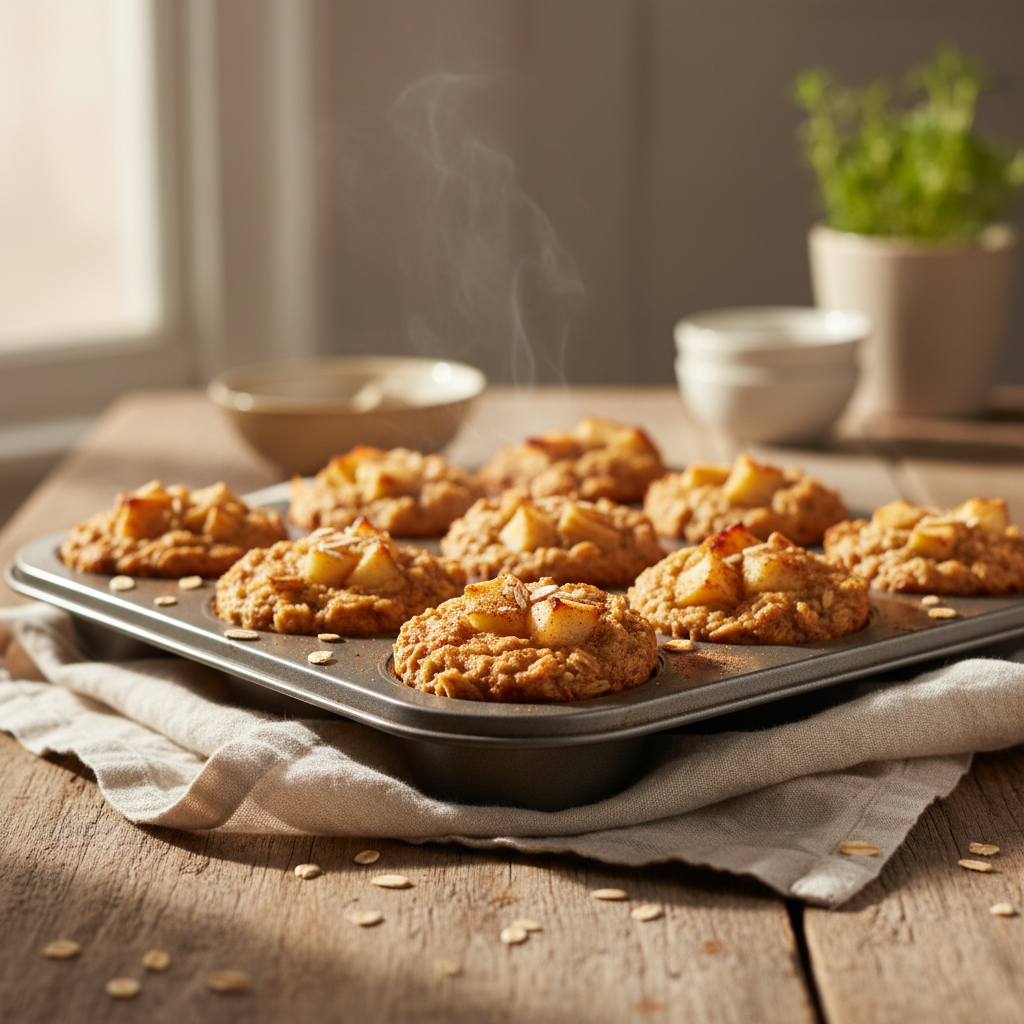 Apple Cinnamon Baked Oatmeal Cups