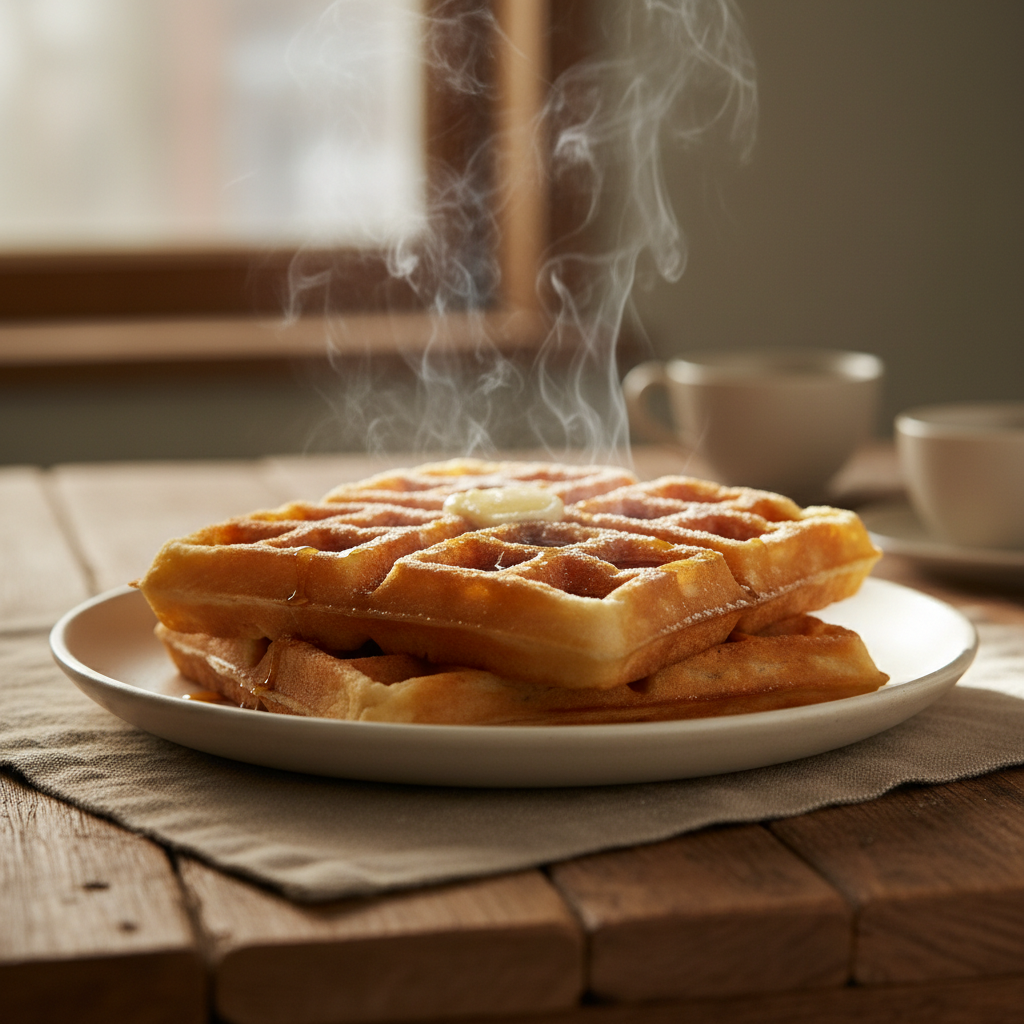 Fluffy Coconut Flour Waffles