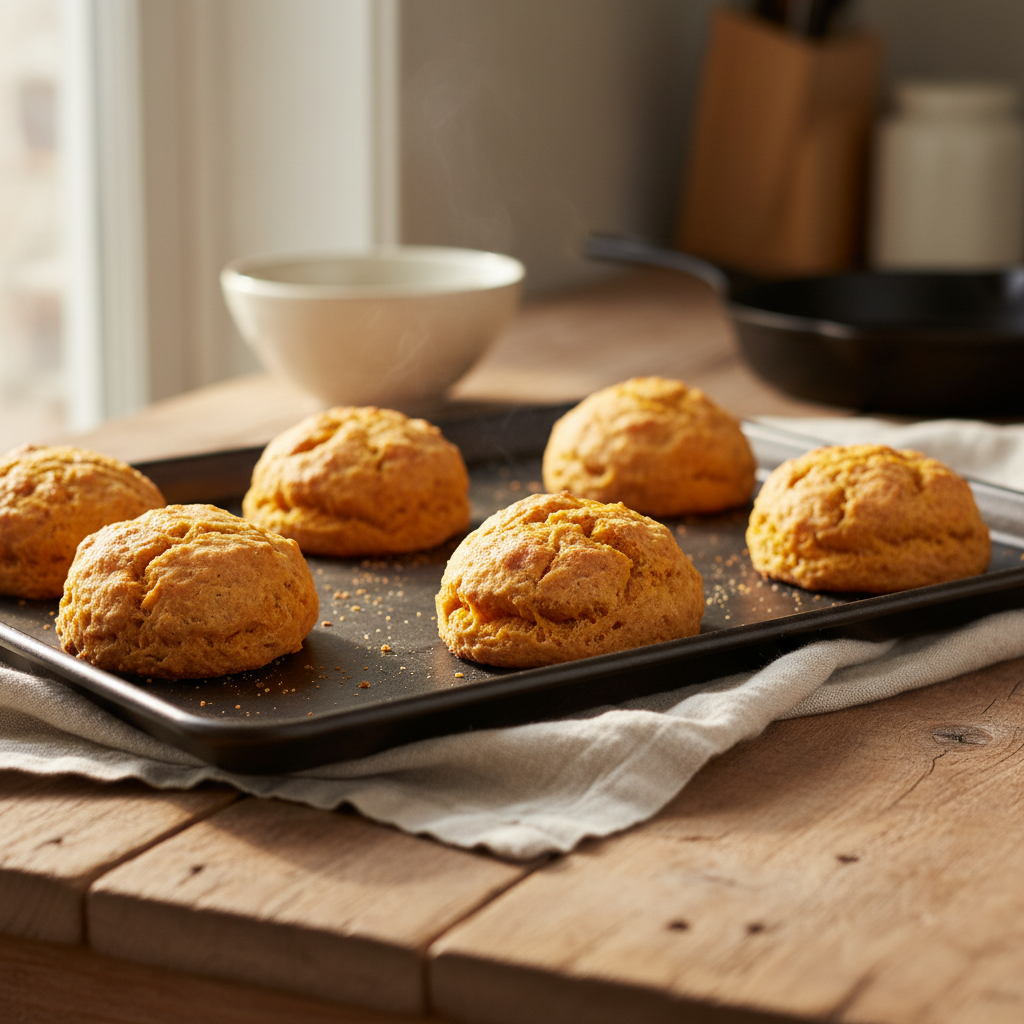 Sweet Potato Breakfast Biscuits
