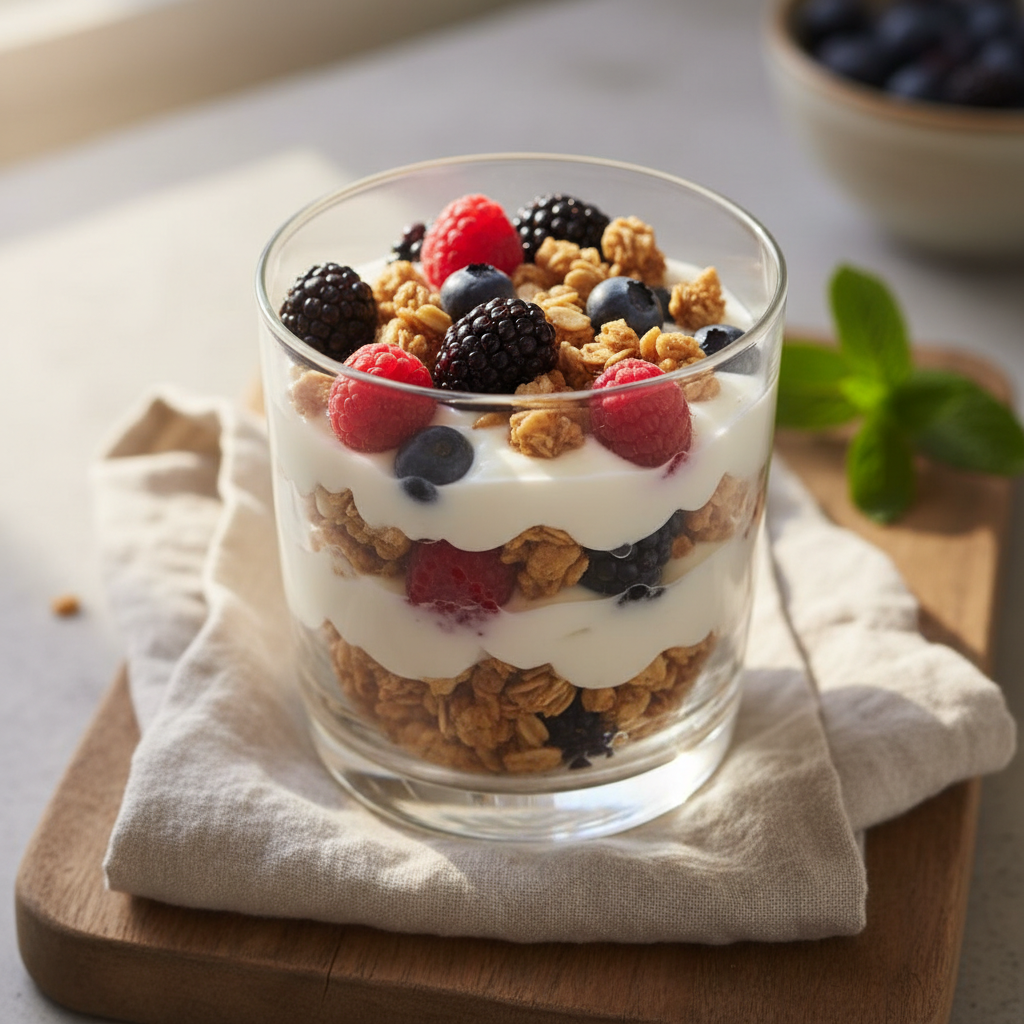 Coconut Yogurt Parfait with Berries