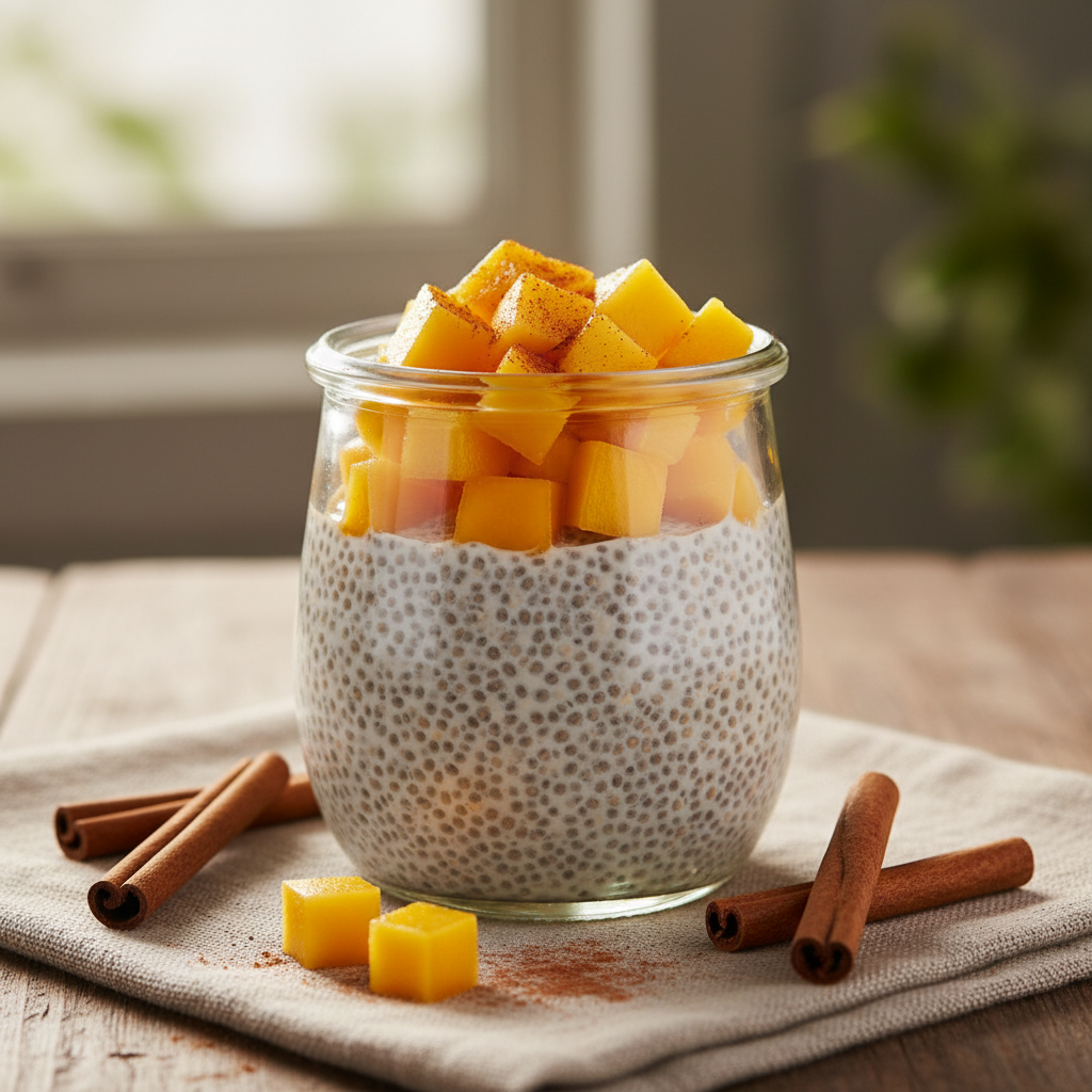 Chia Seed Pudding with Mango