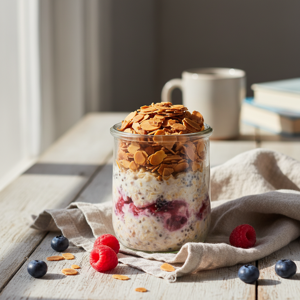 Vanilla Almond Overnight Oats