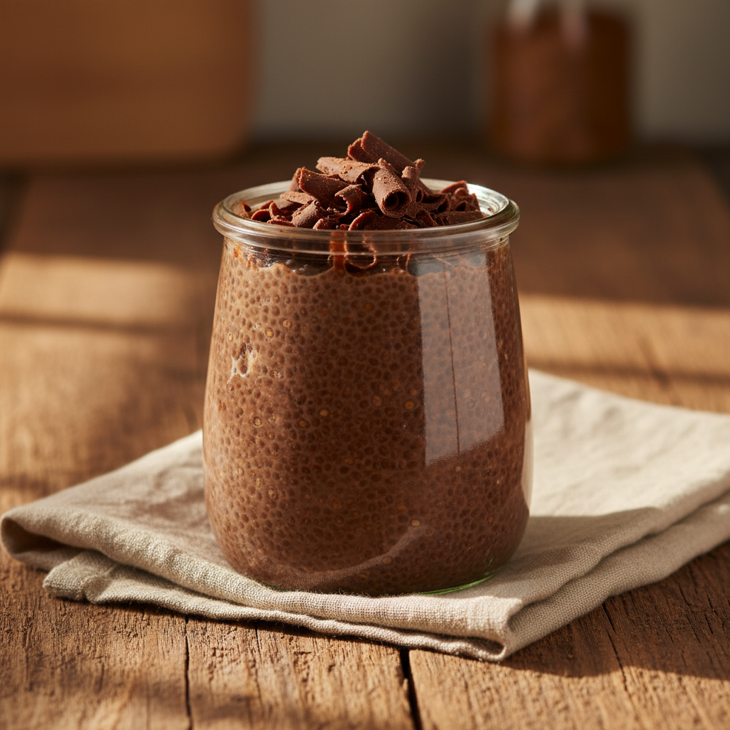 Chocolate Coconut Chia Pudding