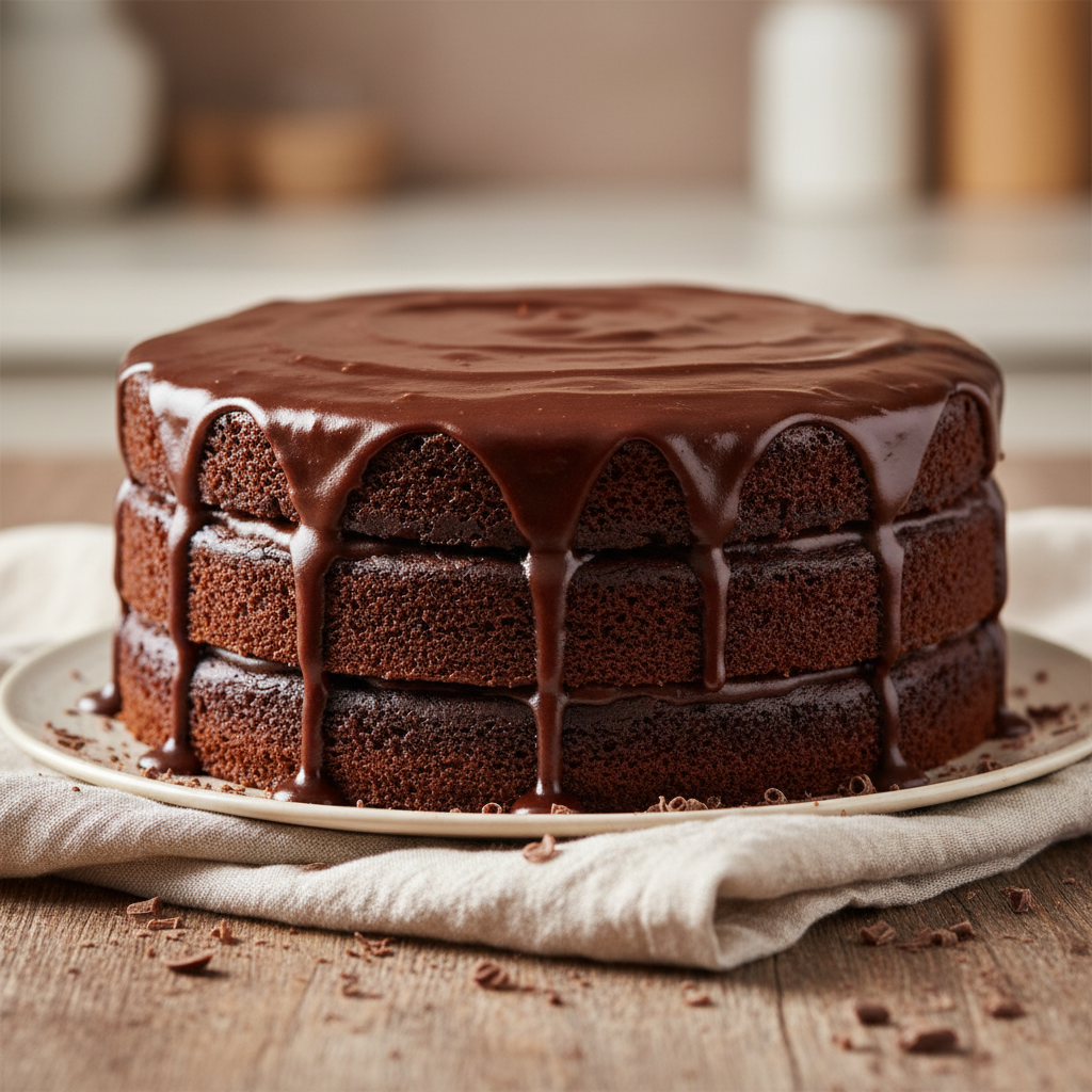 Chocolate Fudge Cake (Dairy-Free)