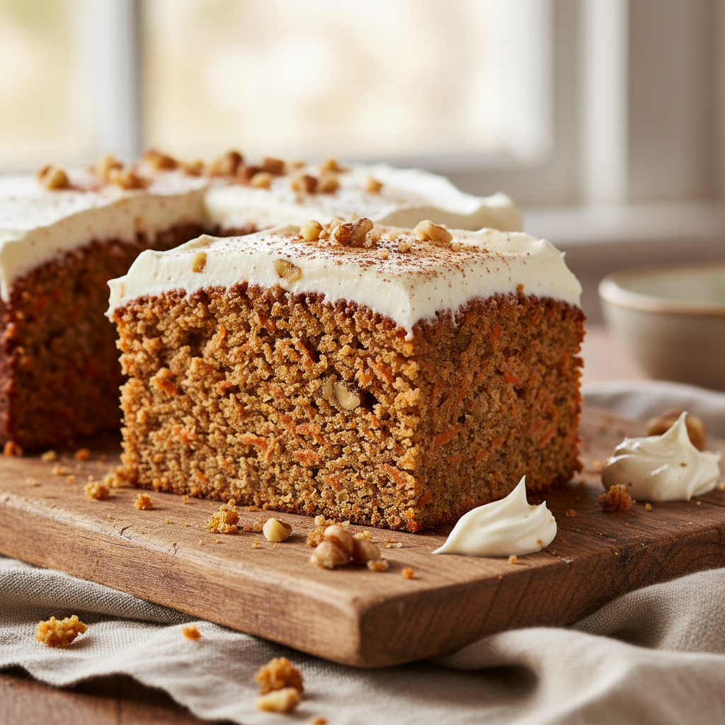 Carrot Cake with Dairy-Free Cream Cheese Frosting