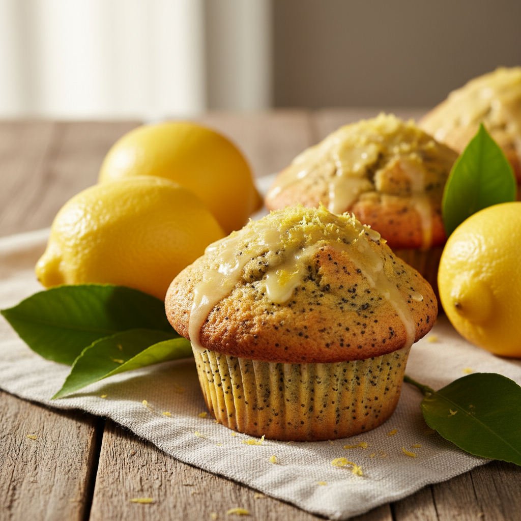 Lemon Poppy Seed Muffins