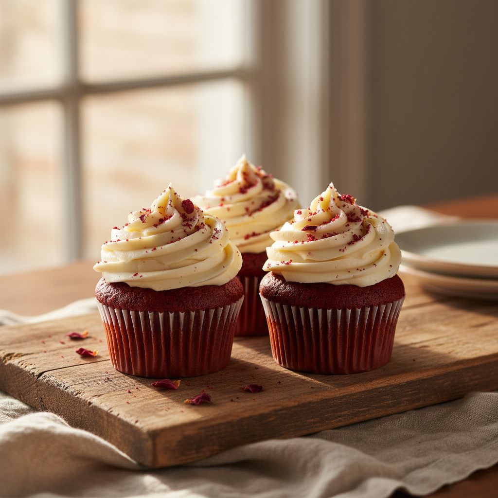 Red Velvet Cupcakes (Dairy-Free)