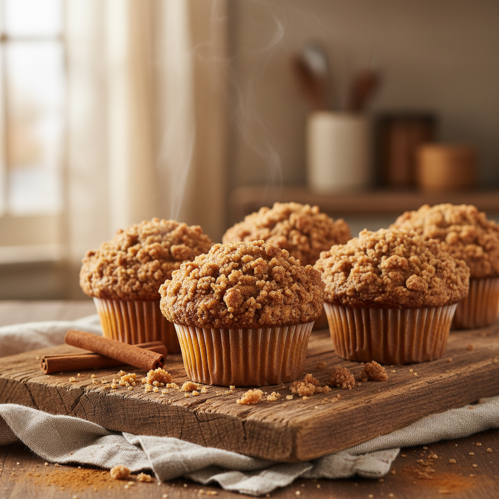 Cinnamon Streusel Muffins