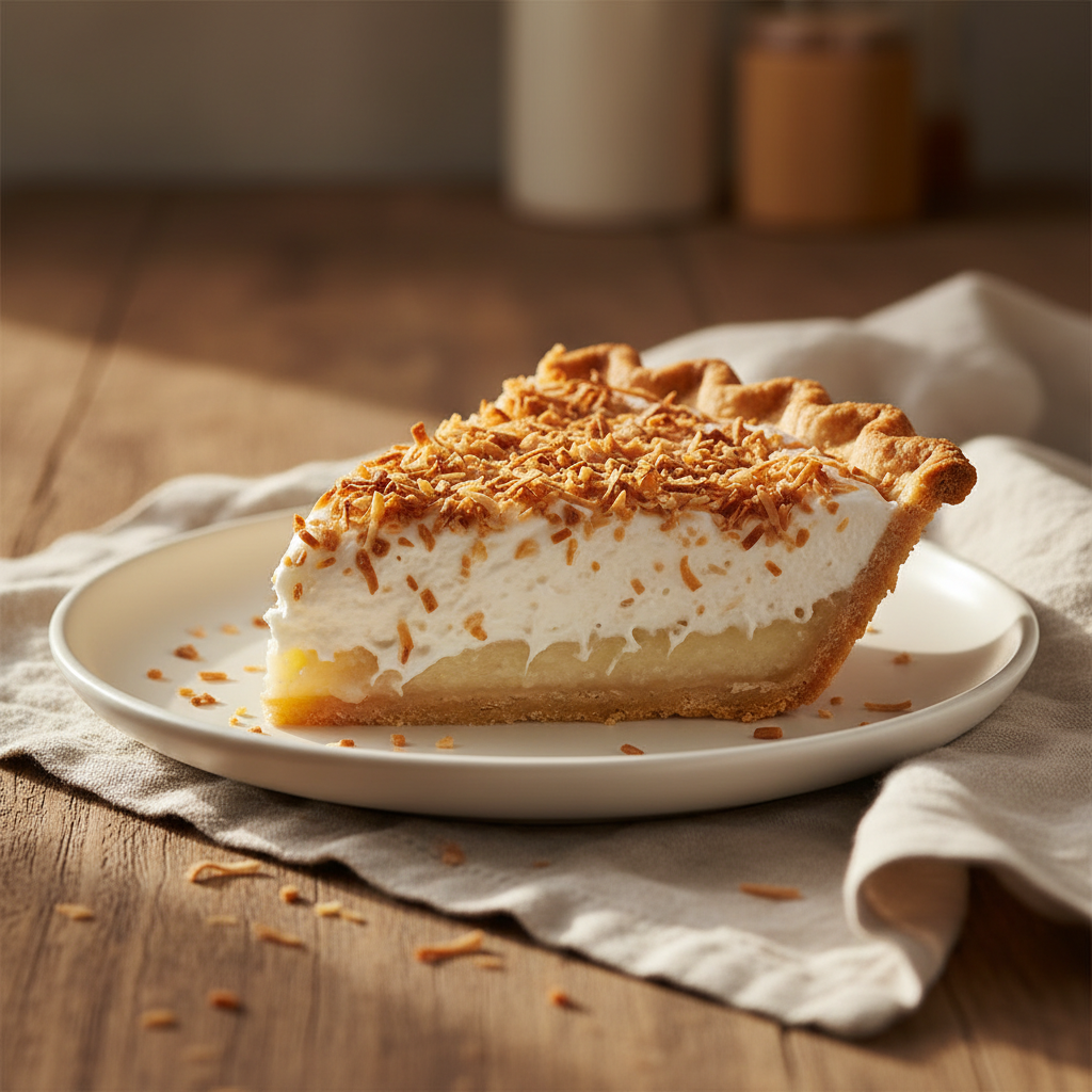 Coconut Cream Pie (No-Bake)