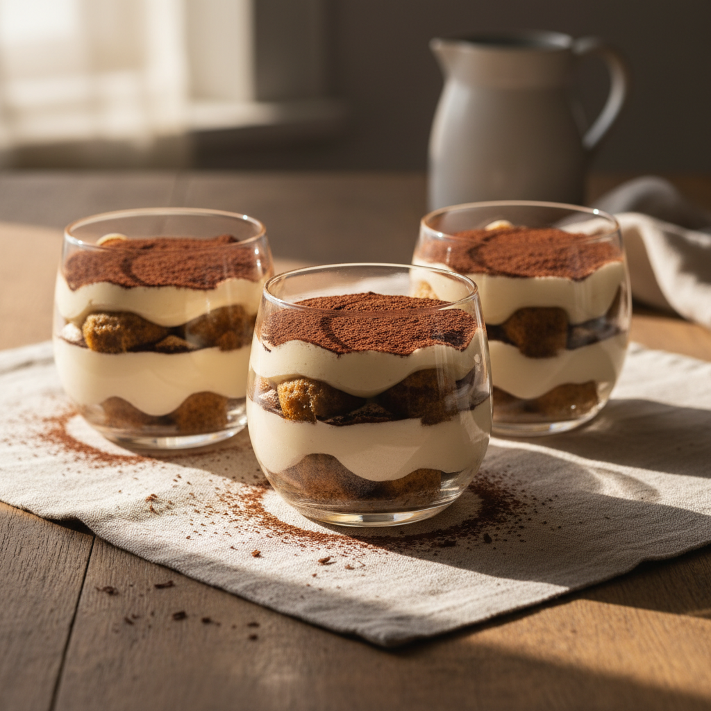 No-Bake Tiramisu Cups