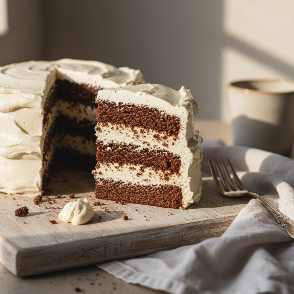 Icebox Chocolate Cookie Cake