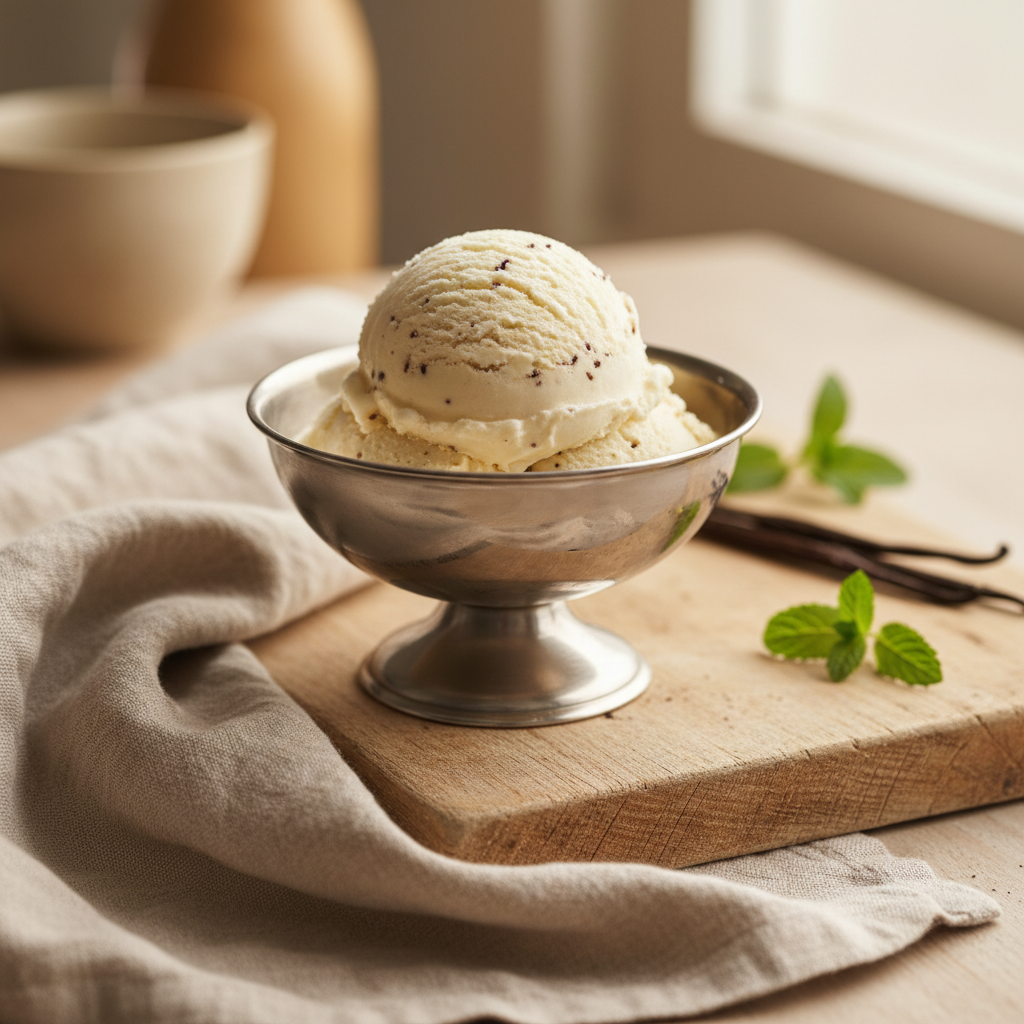 Vanilla Bean Ice Cream (No-Churn)