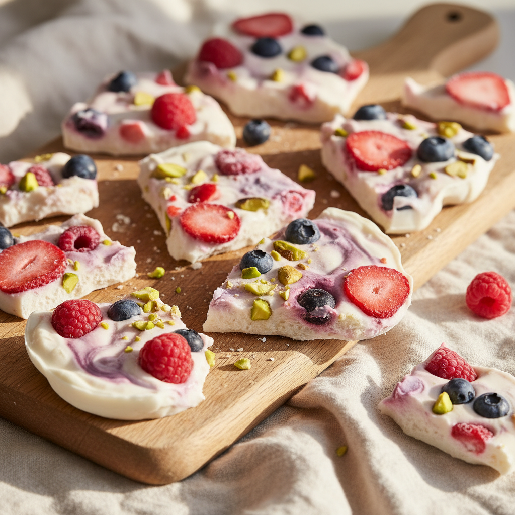 Frozen Yogurt Bark