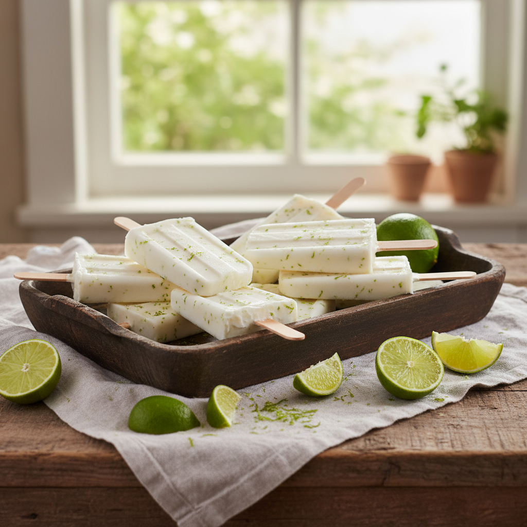 Coconut Lime Popsicles