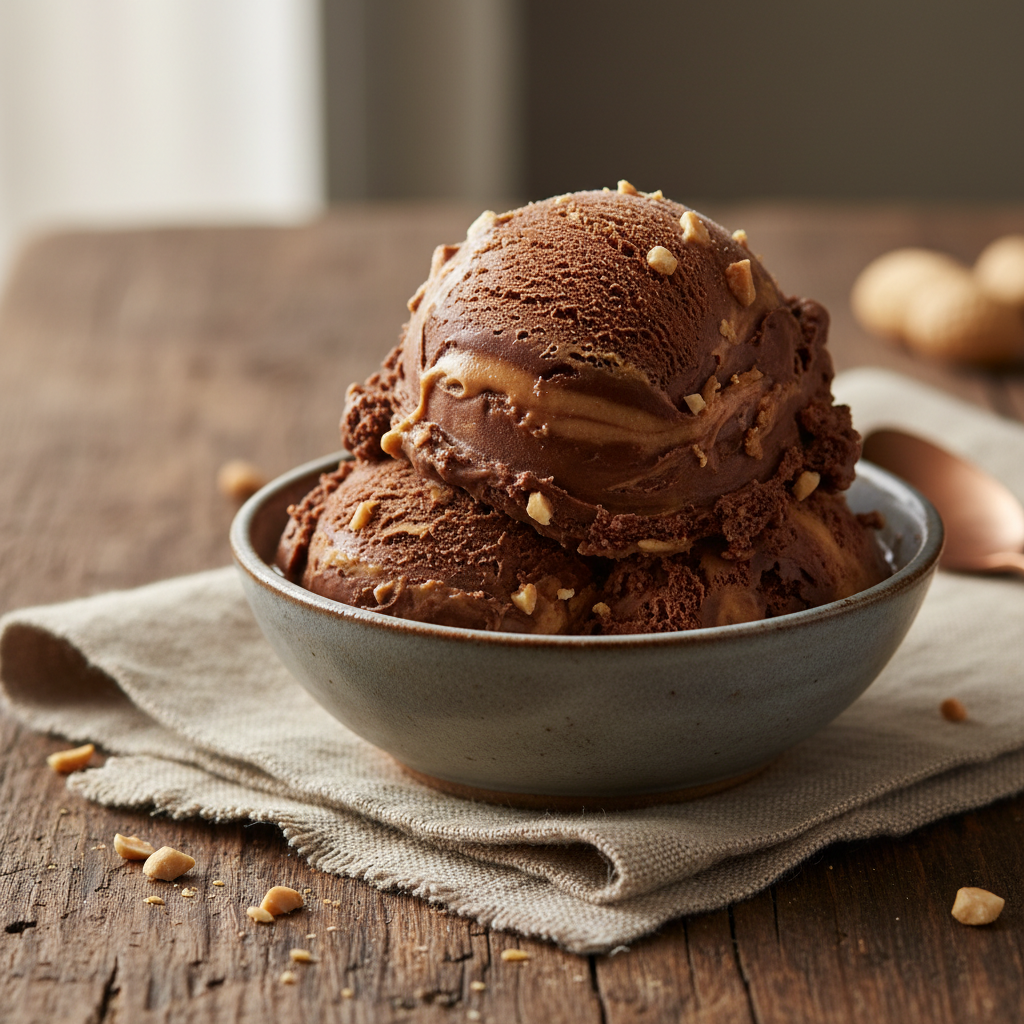 Chocolate Peanut Butter Ice Cream