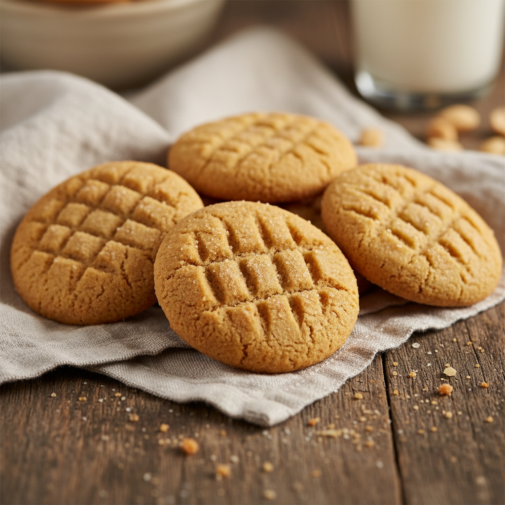 Peanut Butter Cookies (Flourless)