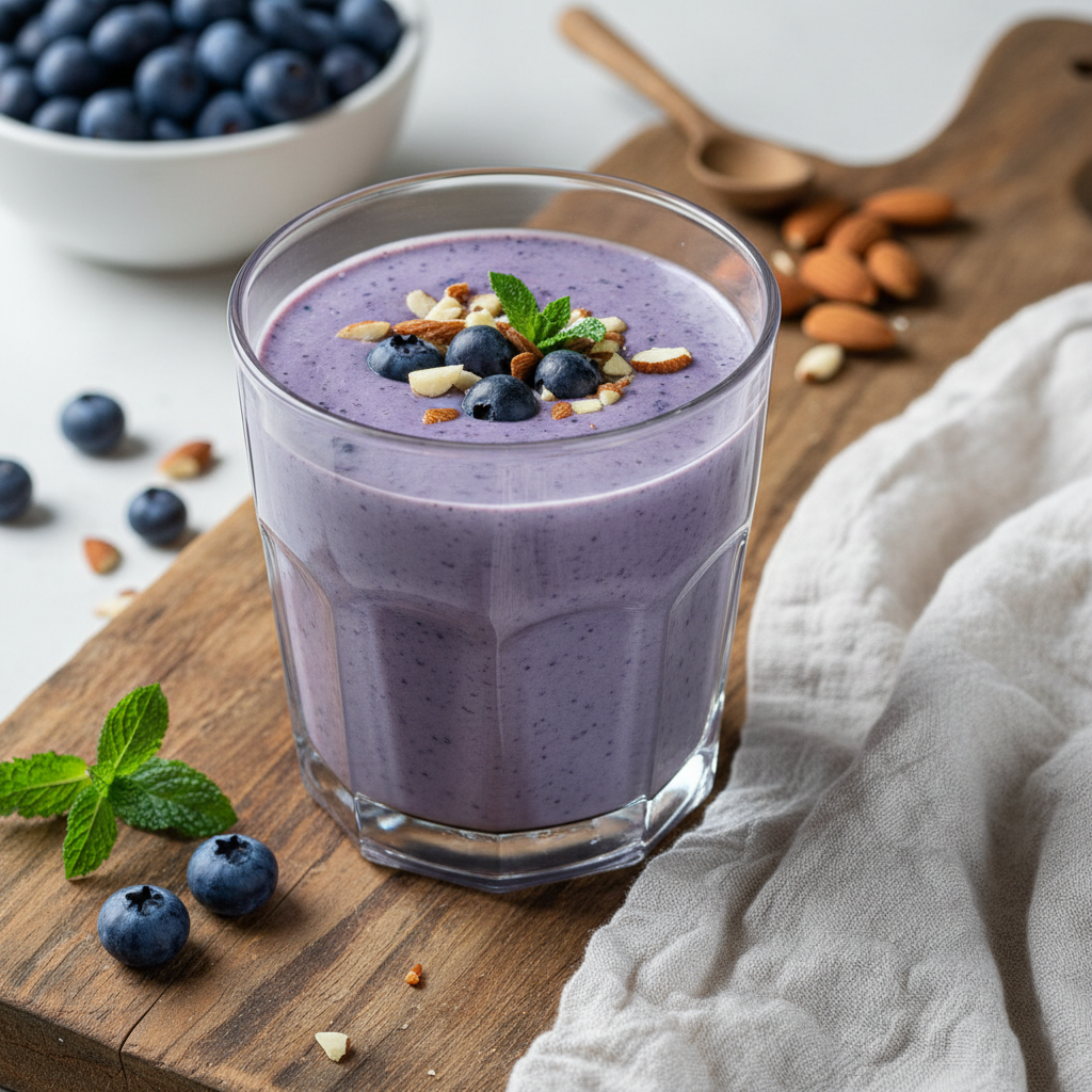 Blueberry Almond Smoothie