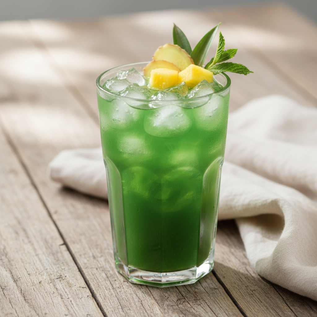 Pineapple Ginger Green Juice