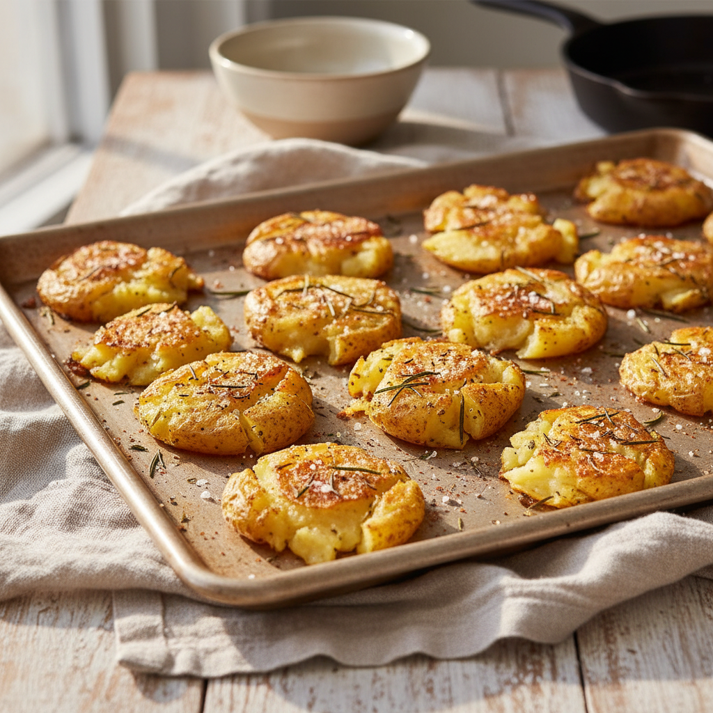 Crispy Smashed Potatoes