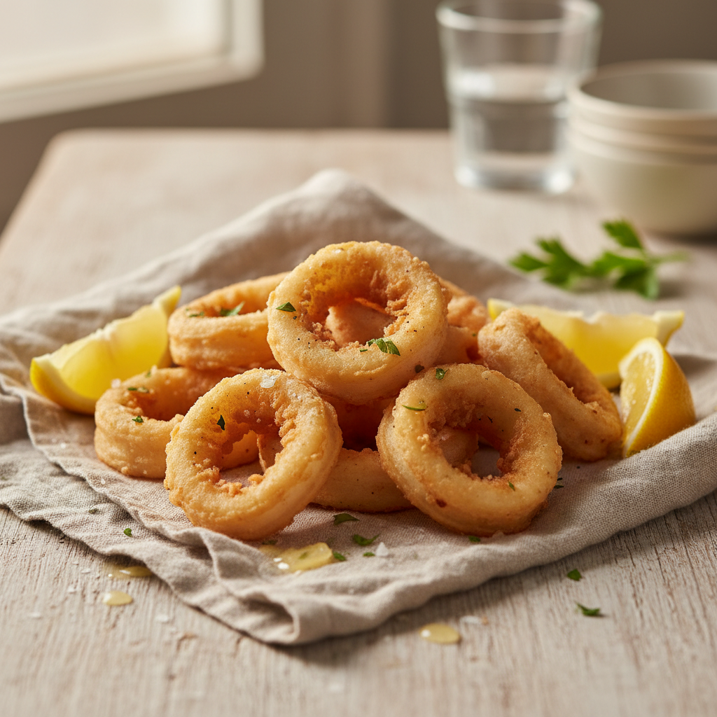 Crispy Fried Calamari (Gluten-Free)