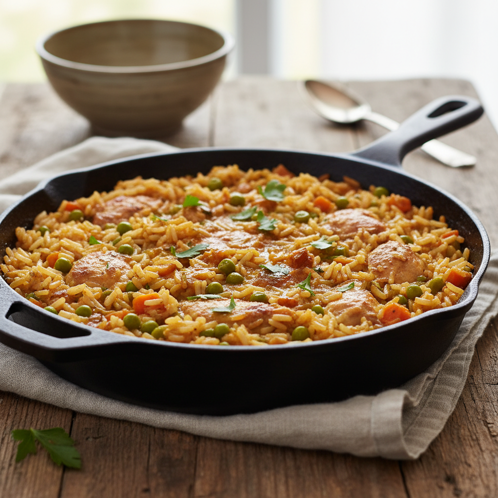One-Pan Chicken & Rice Skillet
