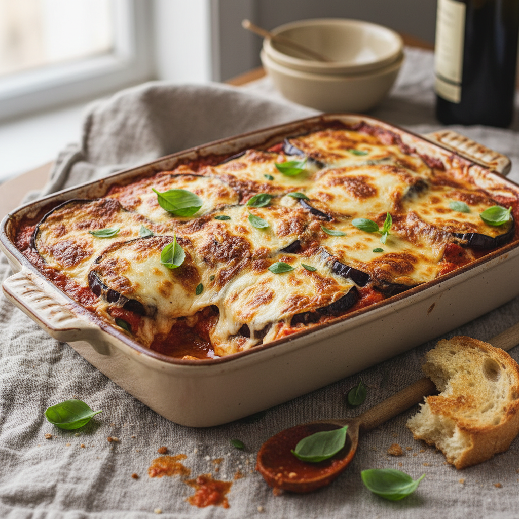 Eggplant Parmesan (Dairy-Free)