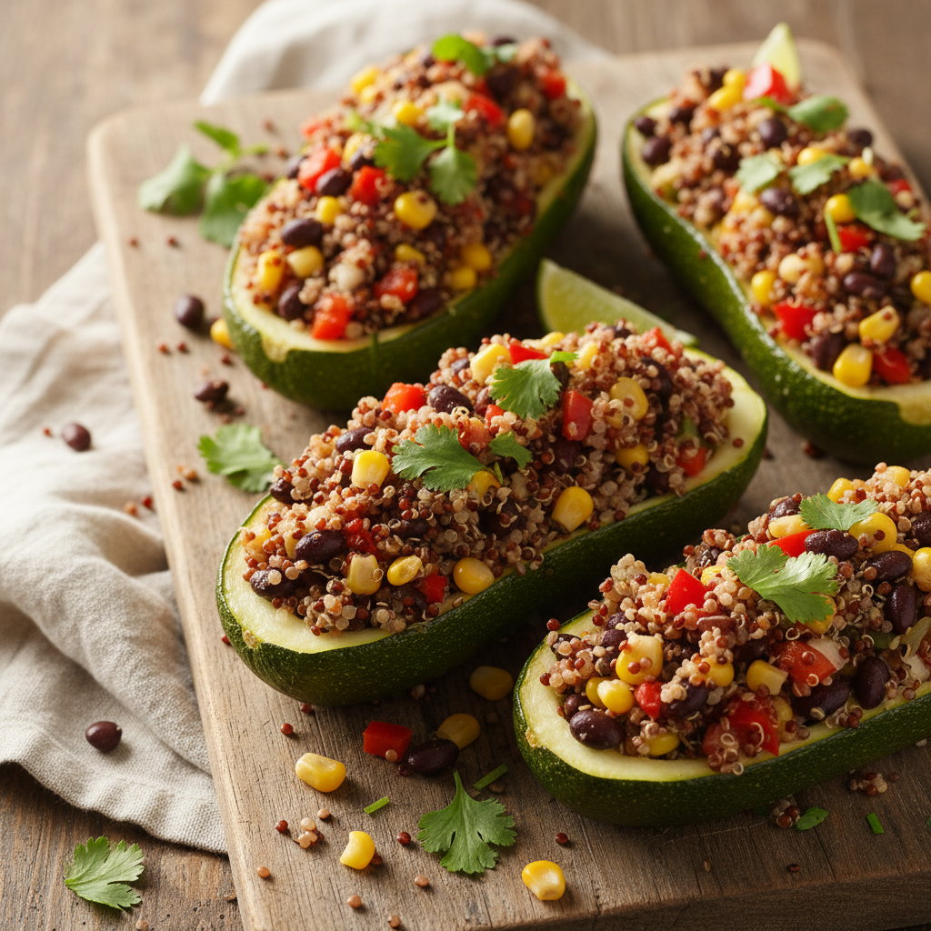 Stuffed Zucchini Boats