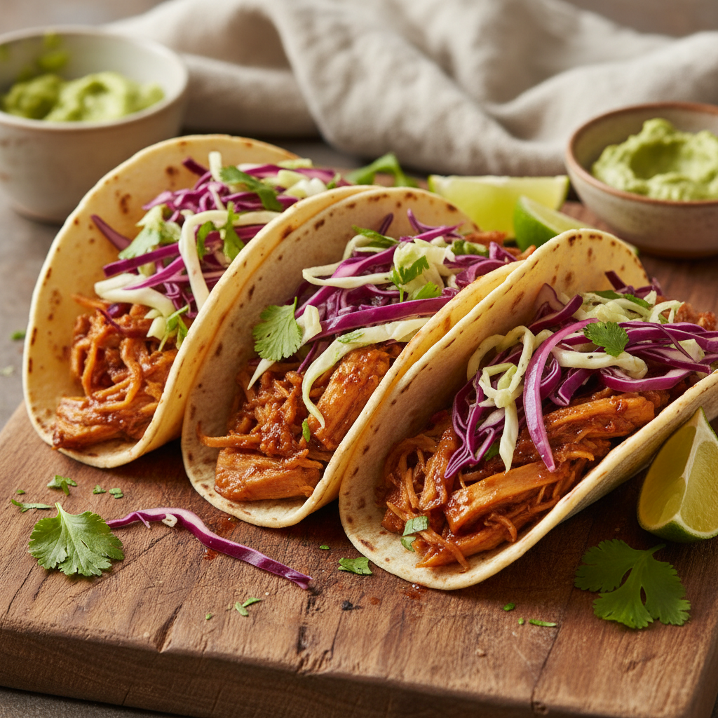 Jackfruit "Pulled Pork" Tacos