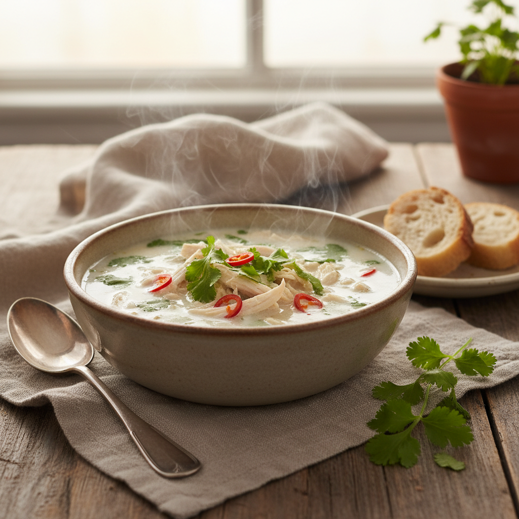 Creamy Coconut Chicken Soup