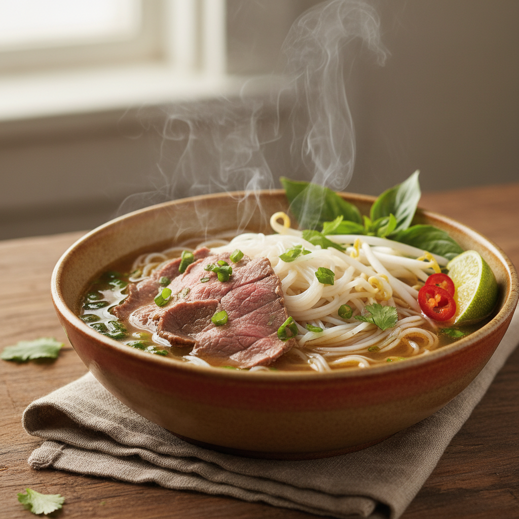 Beef Bone Broth Pho-Inspired Soup