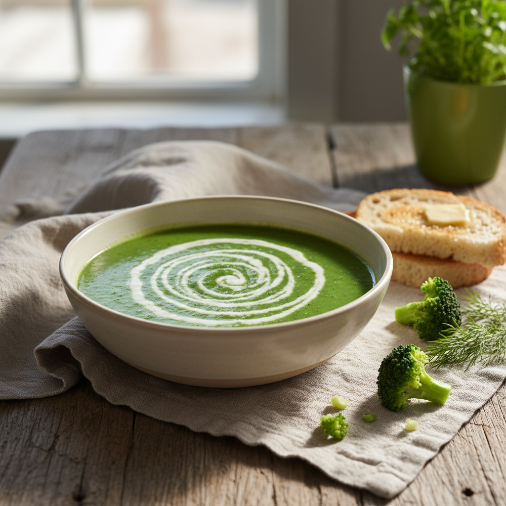 Creamy Broccoli Soup (Dairy-Free)