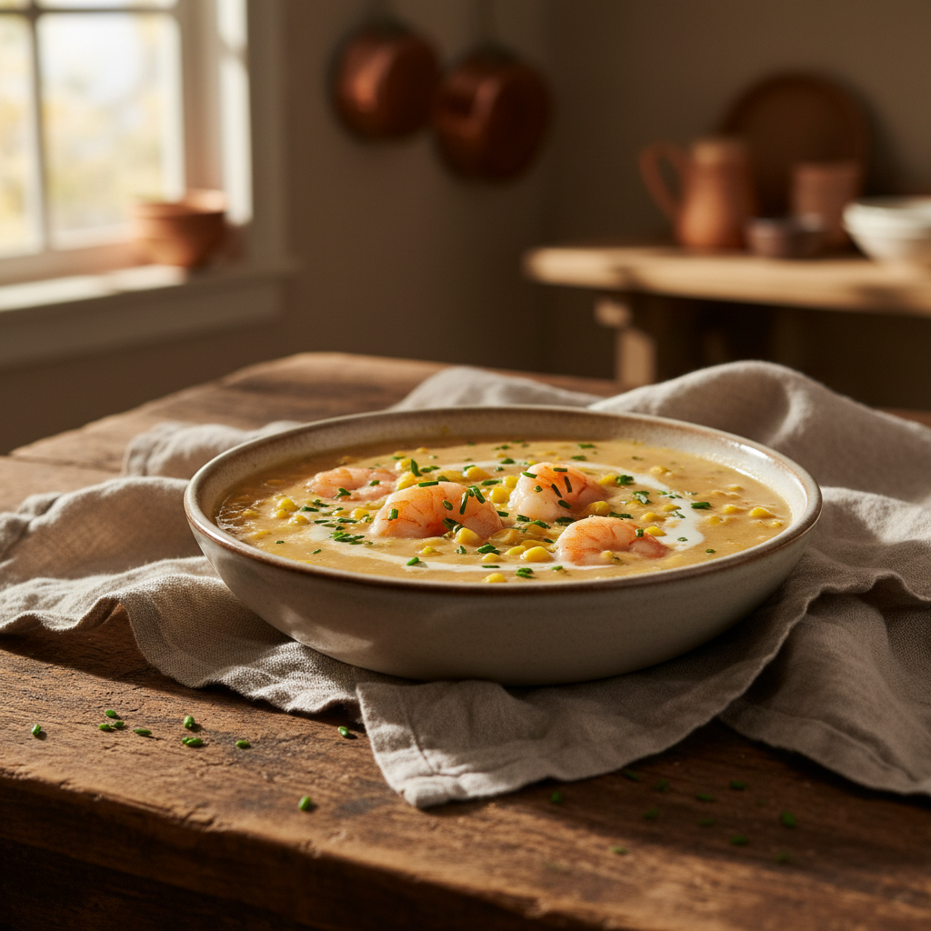Shrimp & Corn Chowder (Dairy-Free)
