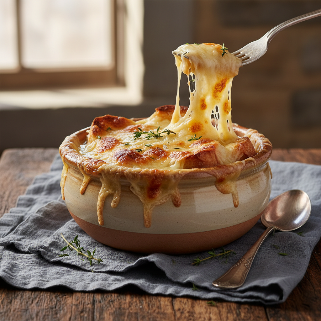 French Onion Soup (Dairy-Free, GF)