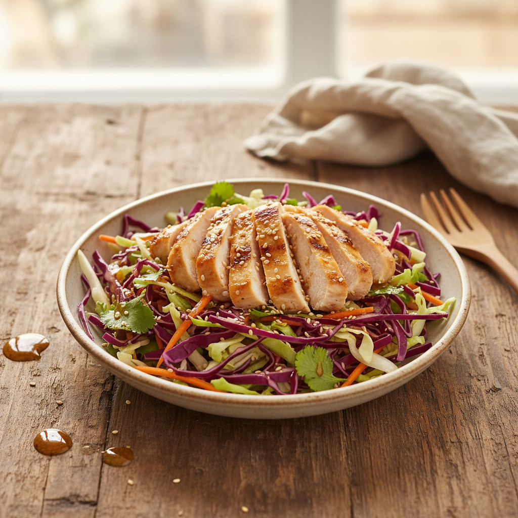 Asian-Inspired Sesame Chicken Salad
