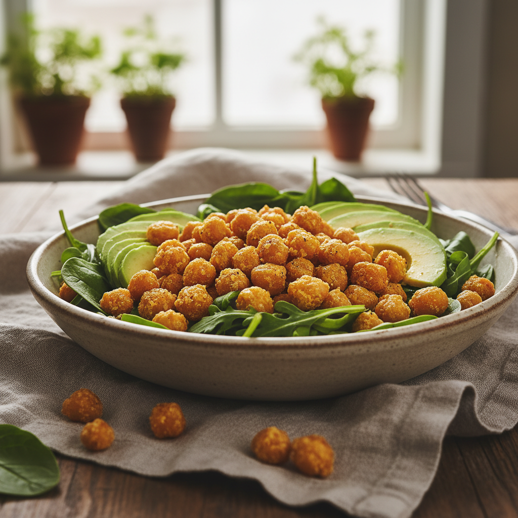 Crispy Chickpea & Avocado Bowl