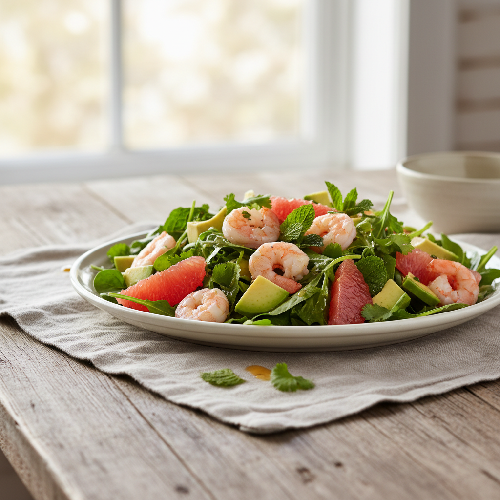 Shrimp & Avocado Citrus Salad