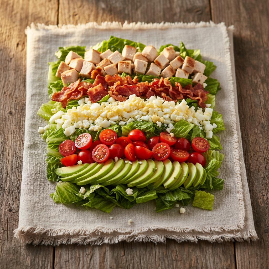 Cobb Salad with Avocado Dressing