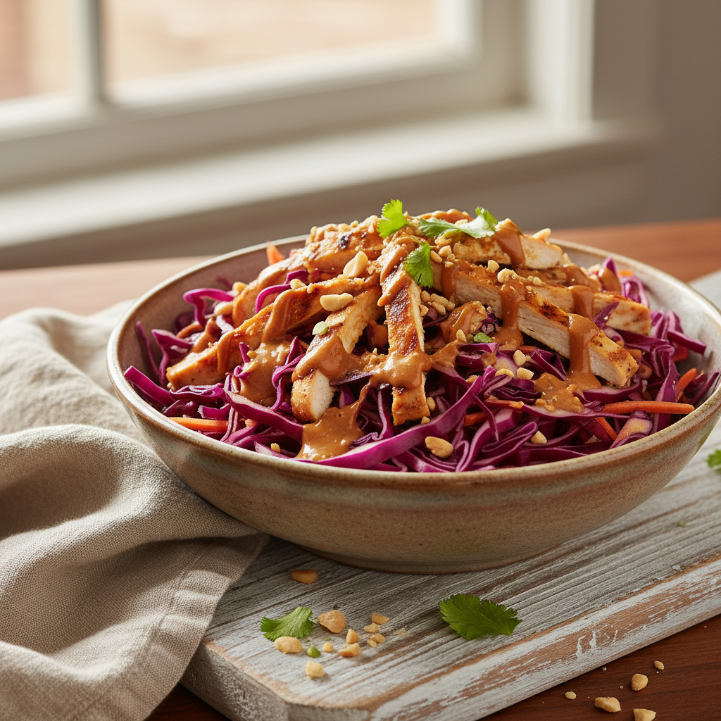 Thai Peanut Chicken Bowl