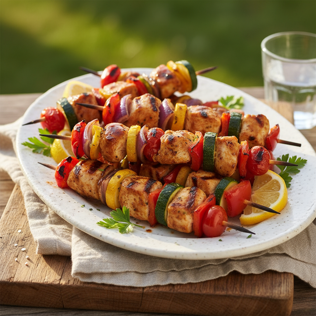 Chicken & Vegetable Kabobs