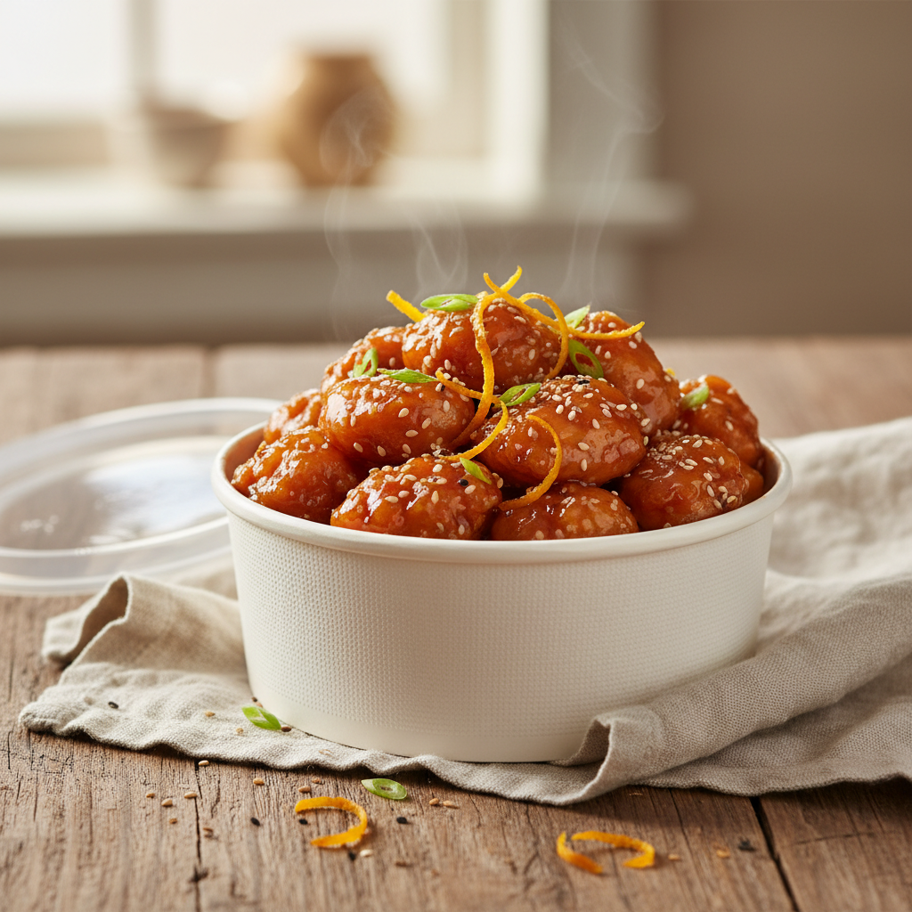 Orange Chicken (Gluten-Free, Sugar-Free)