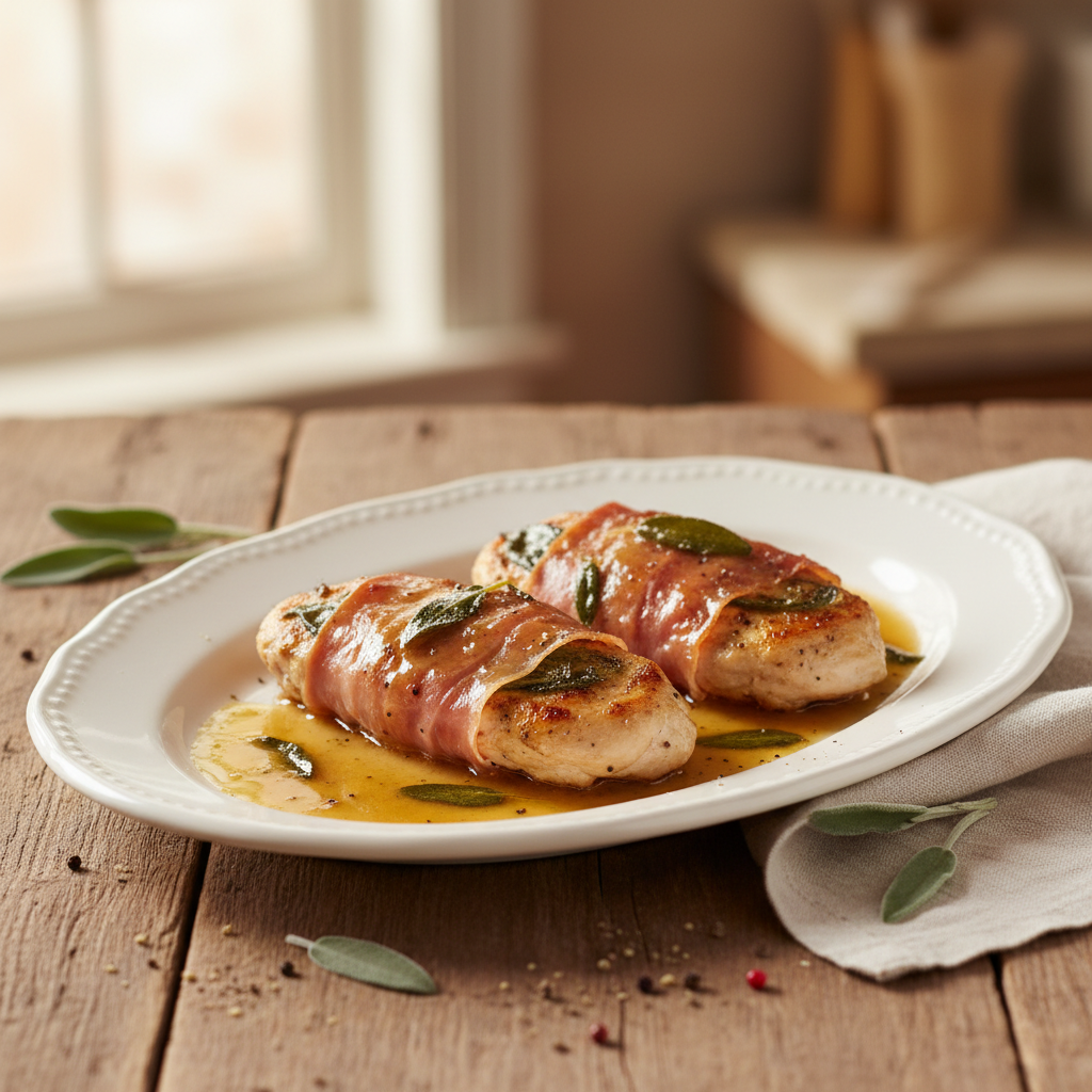 Chicken Saltimbocca (Dairy-Free)