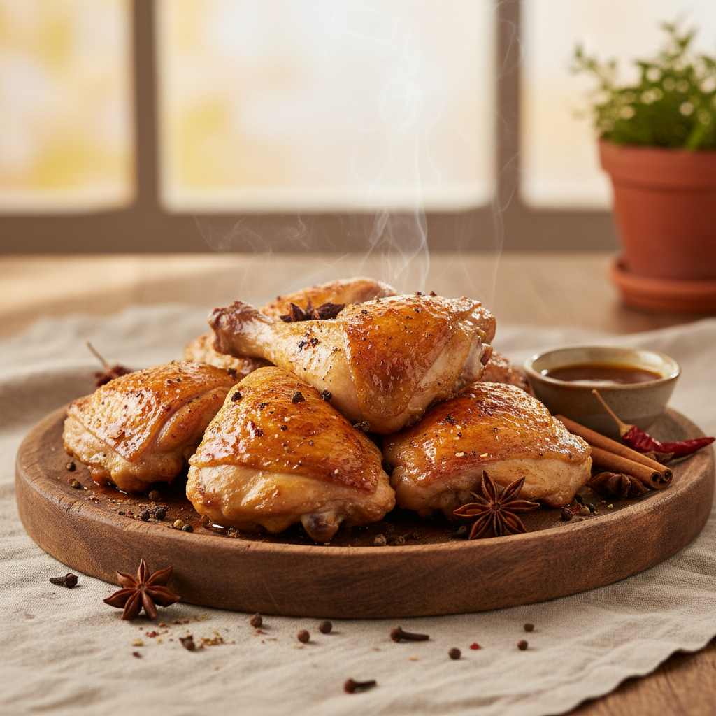 Peking-Style Crispy Chicken Thighs