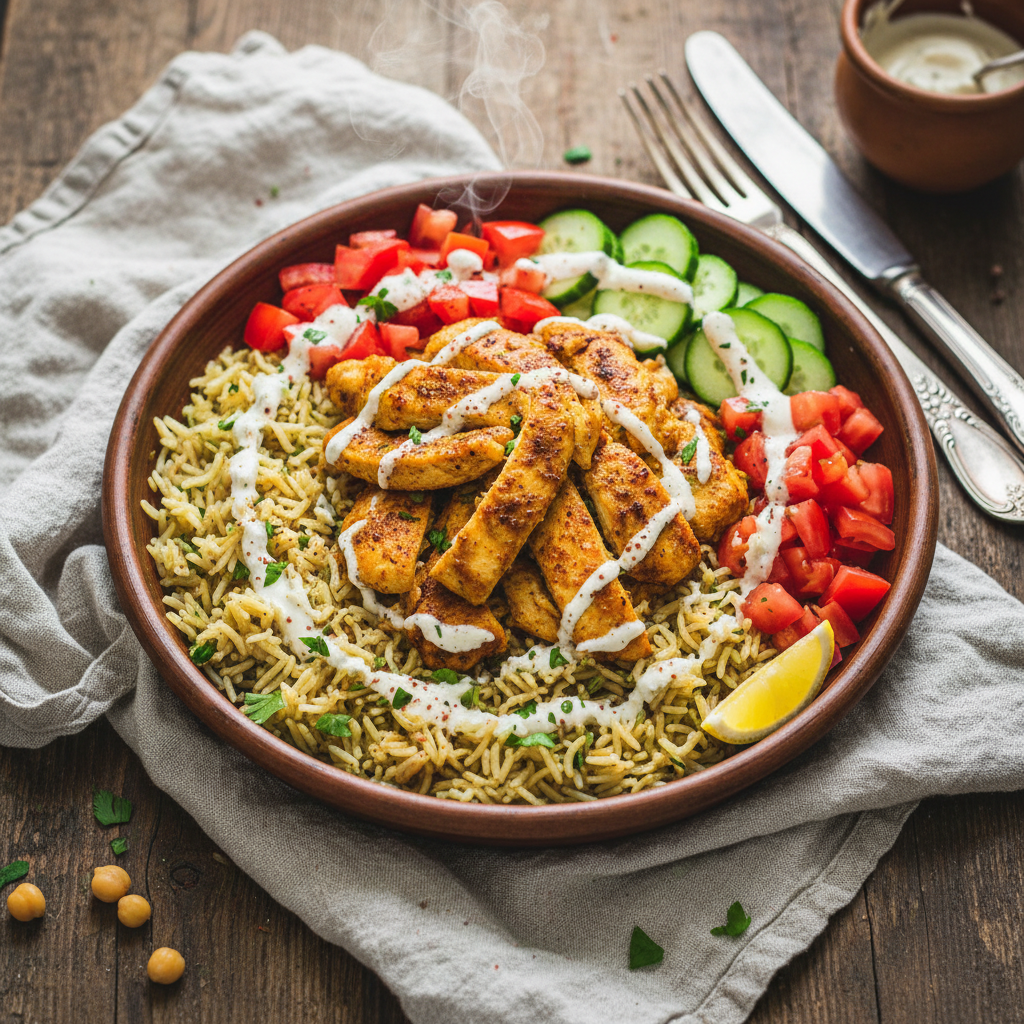 Chicken Shawarma Bowls